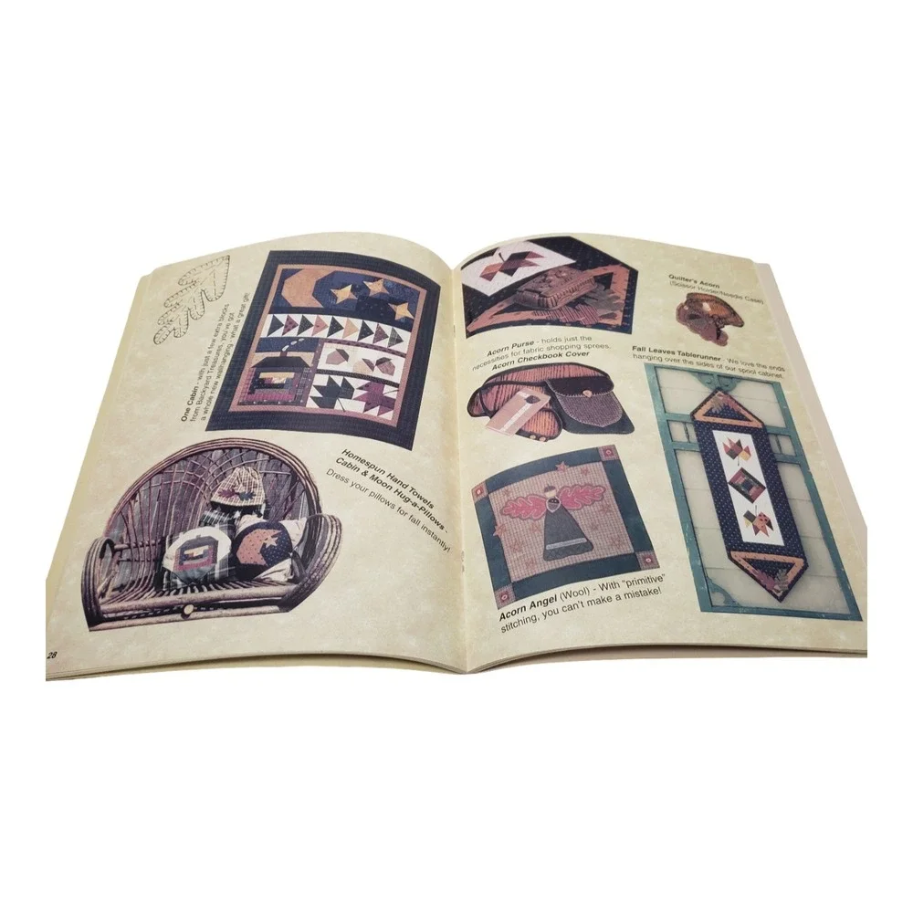 Kansas Troubles Quilters Backyard Treasures Acorns & More Autumn Pattern Book